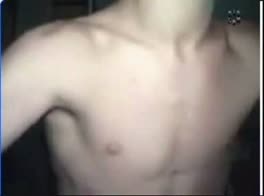 boy cum on chest